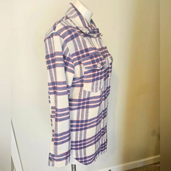 Joie Plaid Shacket Sz Small EUC - Picture 2 of 8